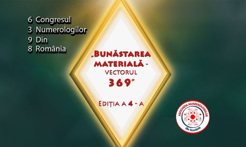 Congresul Numerologilor din România, ediția a IV-a